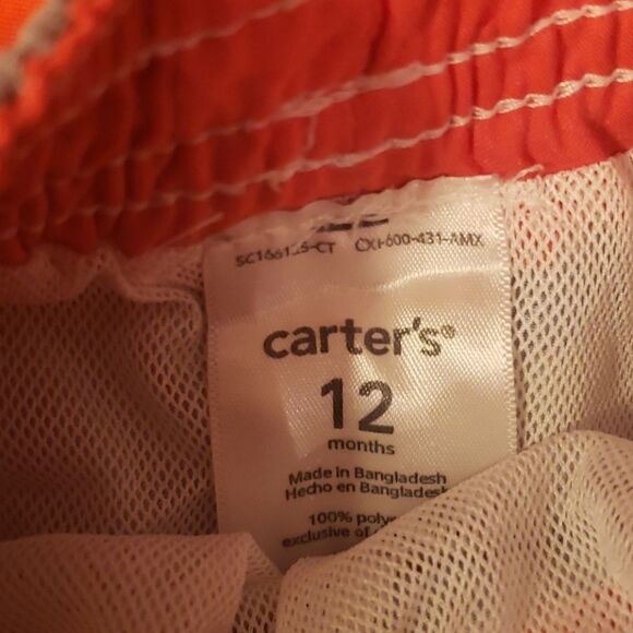 💙Carters 2pc Swim Trunks & Shirt - Picture 3 of 5